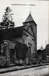 Carte postale ancienne de l'église