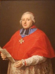 Cardinal Etienne-René Potier de Gesvres en 1758