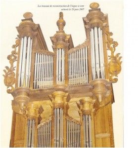 Orgue de l'église reconstruit en 2007