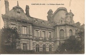 Façade postérieure vers 1908