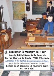 thumbnail of Affiche expo bibliothèque Villevaudé